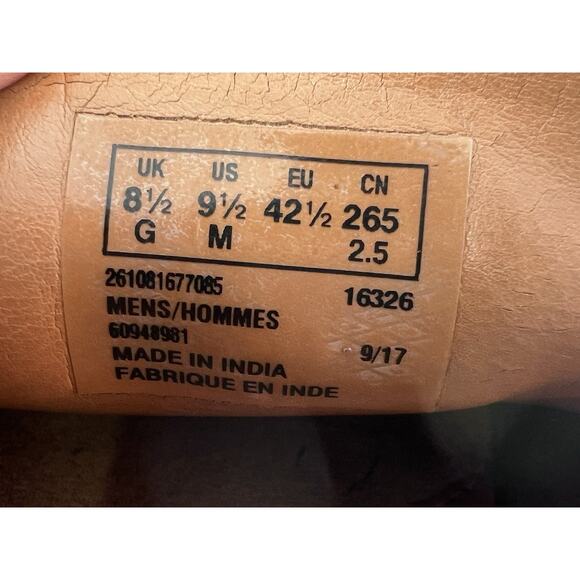 Clarks Ashmont Way Tan Leather Loafer Driving Shoes Men's 9.5M Comfort Slip On - Picture 12 of 12